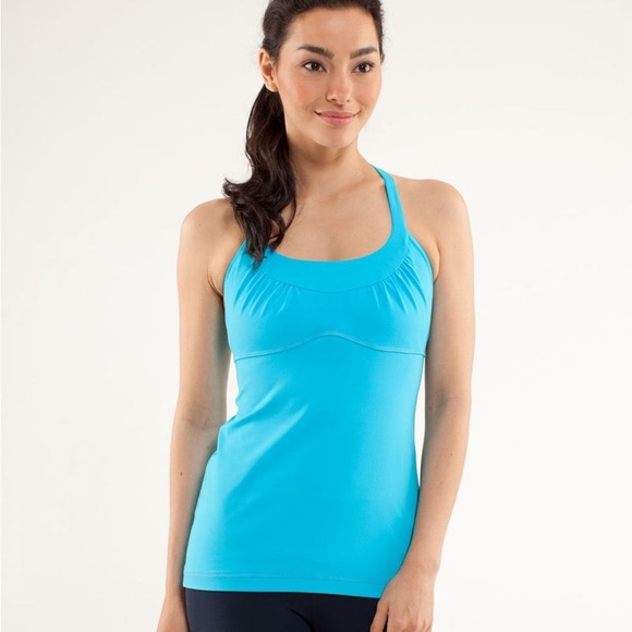 Lululemon Scoop Me Up Yoga Tank II Spry Blue - Picture 1 of 9